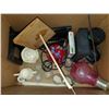 Image 2 : BOX OF CRAFTING, CANDLES, ETC