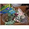 Image 1 : BOX OF FLOWER POTS, FLOWERS, ETC
