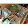 Image 3 : BOX OF FLOWER POTS, FLOWERS, ETC