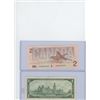 Image 2 : 1-1967 Canadian $1 Bill & 1-1986 Canadian $2 Bill