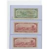 Image 2 : 1-1954 Canadian $1 Bill & 2-1954 Canadian $2 Bills