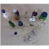 Image 2 : Lot of Old Glass Bottles - Assorted Minis & Wine Toppers
