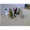 Image 3 : Lot of Old Glass Bottles - Assorted Minis & Wine Toppers