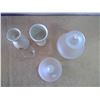 Image 2 : Lot of Glassware - Egg Cups, Shot Glass, Candy Dish