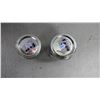 Image 2 : Lot of 2 Glass Jars of Buttons
