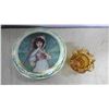 Image 1 : Lot of Old Tin & Glass Dish