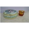 Image 2 : Lot of Old Tin & Glass Dish