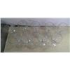 Image 3 : Lot of 9 Matching Wine Glasses