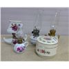 Image 2 : Lot of Mini Oil Lamps & Dish