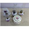 Image 4 : Lot of Mini Oil Lamps & Dish