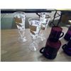 Image 3 : Lot of (5) Purple Mugs and (3) Champagne Glasses