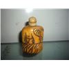 Image 1 : A OLD BONE CARVING ELEPHANTS SNUFF BOTTLE.