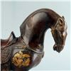 Image 3 : A BRONZE GILDED HORSE STATUE MING DYNASTY.