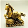 Image 1 : A GILT BRONZE MONEY HORSE STATUE QING DYNASTY.