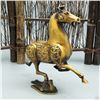 Image 3 : A GILT BRONZE HORSE STATUE QING DYNASTY.