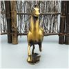 Image 6 : A GILT BRONZE HORSE STATUE QING DYNASTY.