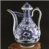 Image 1 : A BLUE & WHITE DRAGON TEAPOT XUANDE MARK 14TH/C.