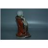 Image 2 : A PORCELAIN ENAMEL BUDDHA FIGURE QING DYNASTY.