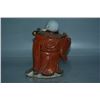 Image 4 : A PORCELAIN ENAMEL BUDDHA FIGURE QING DYNASTY.