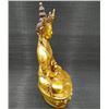 Image 3 : A GILT BRONZE BUDDHA FIGURE MING DYNASTY.