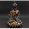 Image 1 : A BRONZE CLOISONNE BUDDHA FIGURE QING DYNASTY.