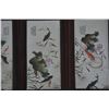 Image 4 : A SET FAMILLE VERTE PORCELAIN PANEL QING DYNASTY.