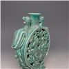Image 2 : A GREEN TWIN PHOENIX MOON FLASK MING DYNASTY.