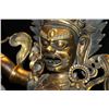 Image 4 : A-RARE GILT BRONZE BUDDHA FIGURE MING DYNASTY.