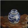 Image 3 : A BLUE & WHITE GINGER JAR QING DYNASTY.