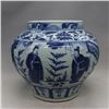 Image 3 : A BLUE & WHITE EMPEROR JAR YUAN DYNASTY 13TH/C.