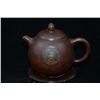 Image 1 : A BROWN WARRIOR ZISHA TEAPOT YIXING.