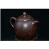 Image 3 : A BROWN WARRIOR ZISHA TEAPOT YIXING.