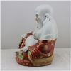 Image 2 : A PORCELAIN ENAMEL BUDDHA FIGURE QING DYNASTY.
