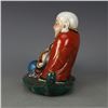 Image 2 : A PORCELAIN ENAMEL BUDDHA FIGURE QING DYNASTY.