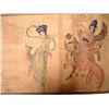 Image 2 : A RARE INK & COLOR DUNHUANG FAIRY PAINTING QING DYNASTY.
