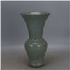 Image 1 : A GREY GLAZE VASE QING DYNASTY.