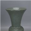 Image 3 : A GREY GLAZE VASE QING DYNASTY.