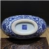 Image 6 : A BLUE & WHITE DRAGON MOON FLASK QIANLONG MARK 17TH/C.