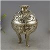 Image 2 : A SILVER DRAGON CENSER QING DYNASTY.