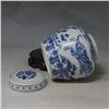 Image 3 : A BLUE & WHITE TIGER GINGER JAR MING DYNASTY.