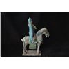 Image 2 : A SANCAI PORCELAIN HORSE & WARRIOR STATUE TANG DYNASTY 9TH/C.