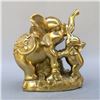 Image 1 : A GILT BRONZE ELEPHANT STATUE QING DYNASTY.