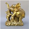 Image 2 : A GILT BRONZE ELEPHANT STATUE QING DYNASTY.