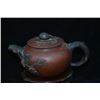 Image 1 : A BROWN GRAPES ZISHA TEAPOT YIXING.