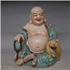Image 1 : A PORCELAIN ENAMEL BUDDHA FIGURE QING DYNASTY.