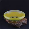 Image 4 : A YELLOW & BLUE LOTUS BOWL XUANDE MARK 14TH/C.