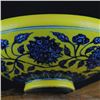 Image 7 : A YELLOW & BLUE LOTUS BOWL XUANDE MARK 14TH/C.