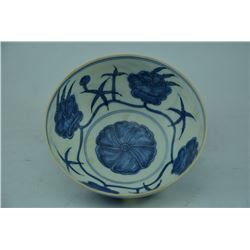 A RARE BLUE & WHITE BOWL CHENGHUA MARK 14TH/C.