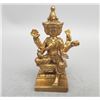 Image 1 : A GILT BRONZE 4-FACE BUDDHA FIGURE QING DYNASTY.