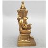 Image 3 : A GILT BRONZE 4-FACE BUDDHA FIGURE QING DYNASTY.